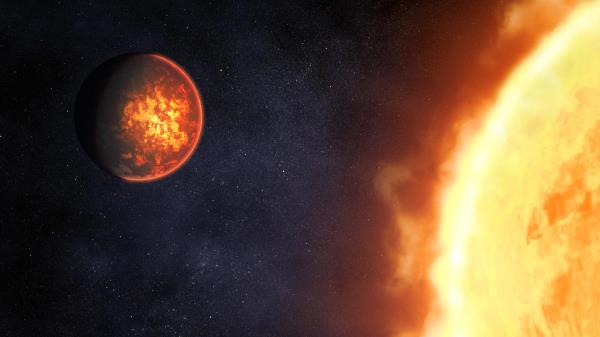 发现极端系外行星:炽热的红色行星因强烈的火山活动而狂暴